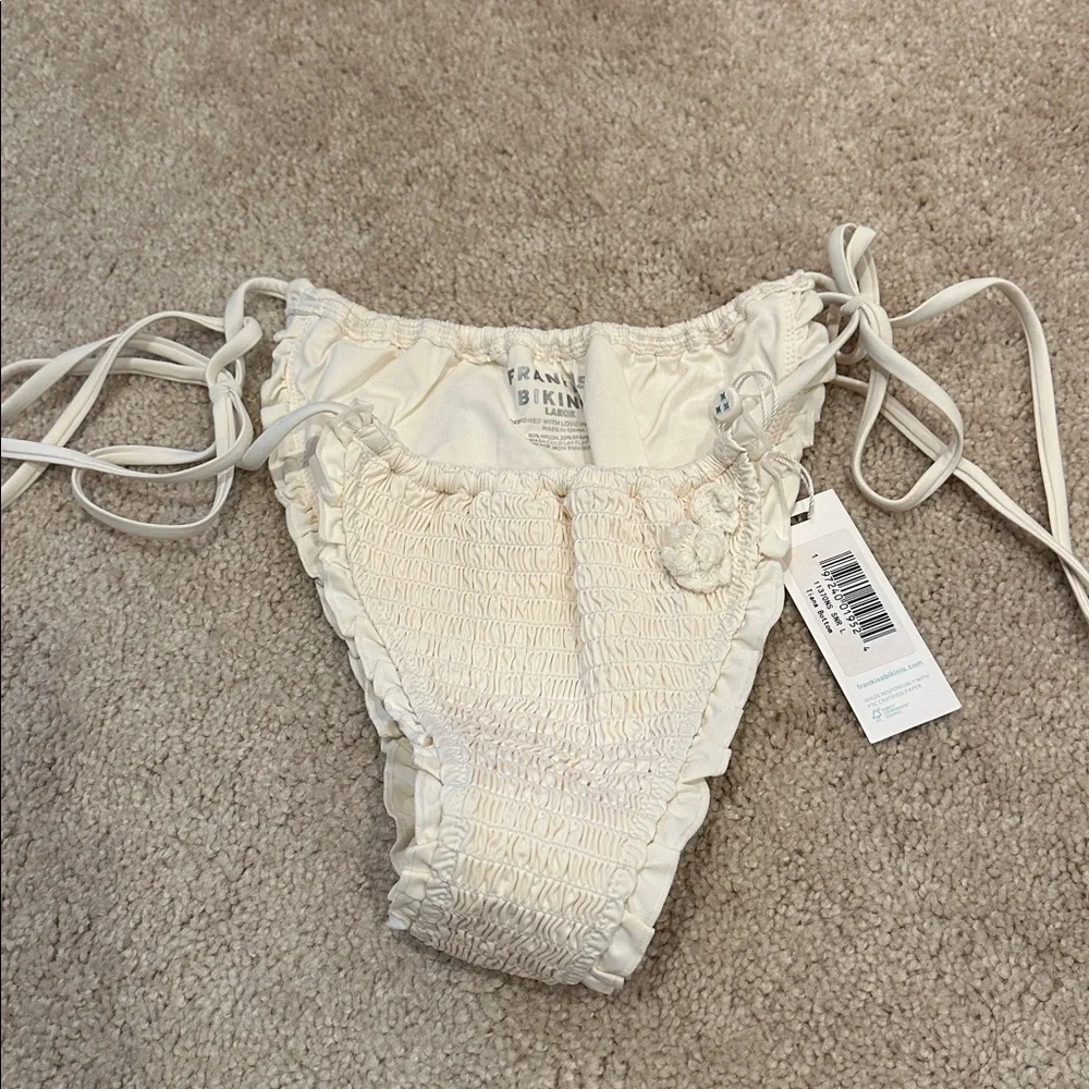 Frankie’s Tiana Bikini Bottom Sunrose Large NWT